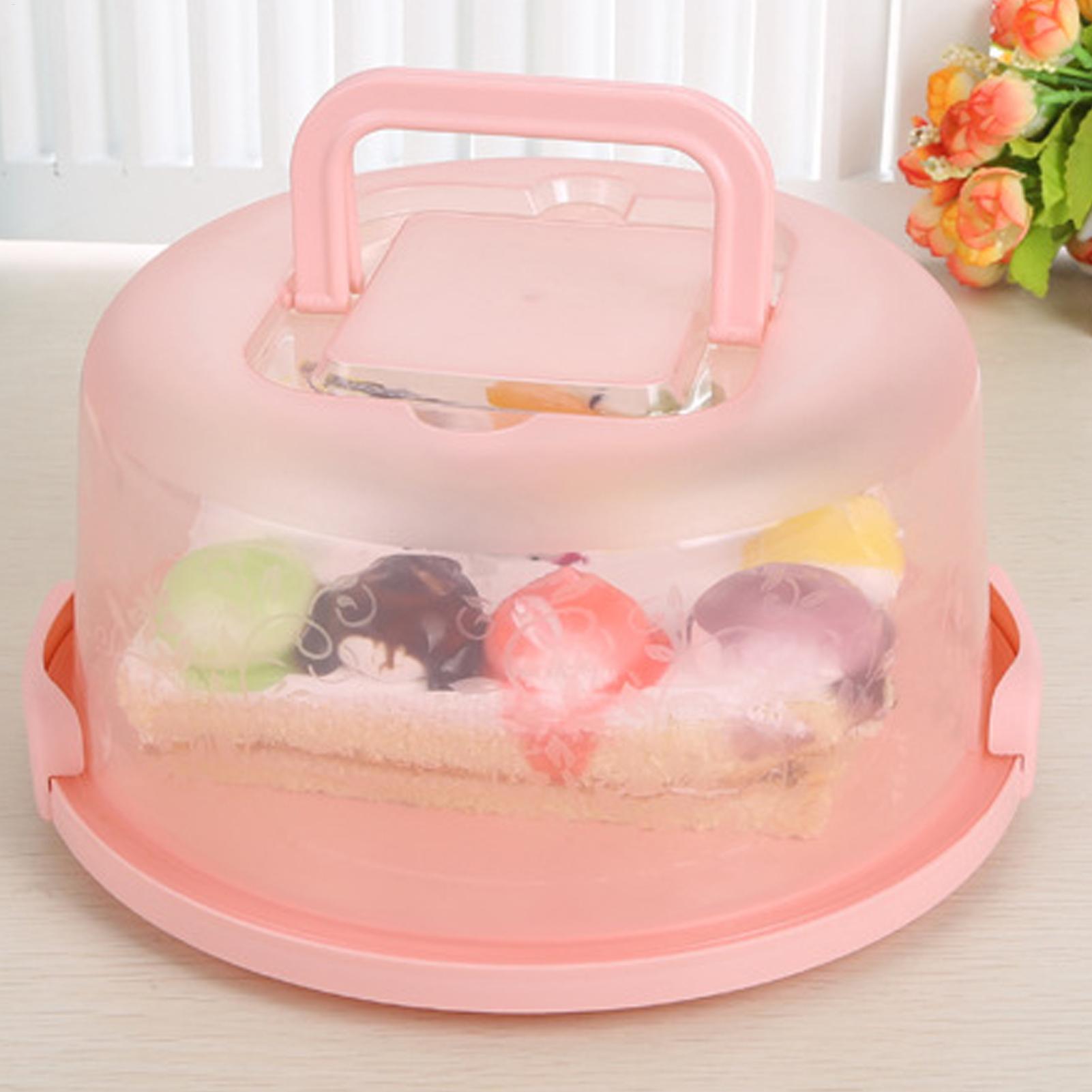 Men Accessories Box - Handheld Cake Carrier Reusable Airtight Box