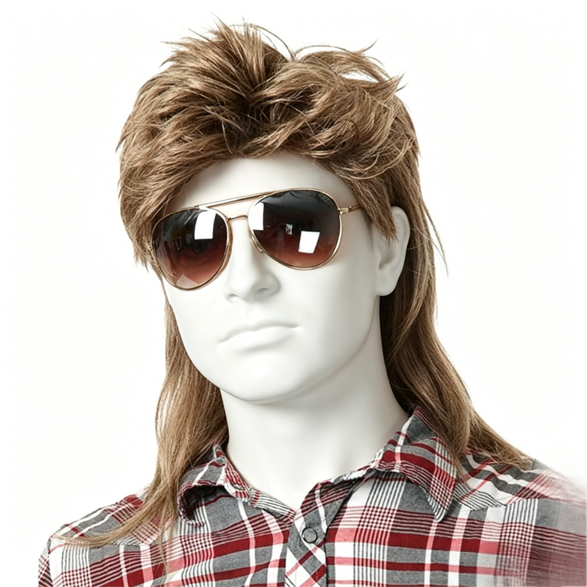 Men Accessories Style - Retro Style Men Mullet Wig Classic