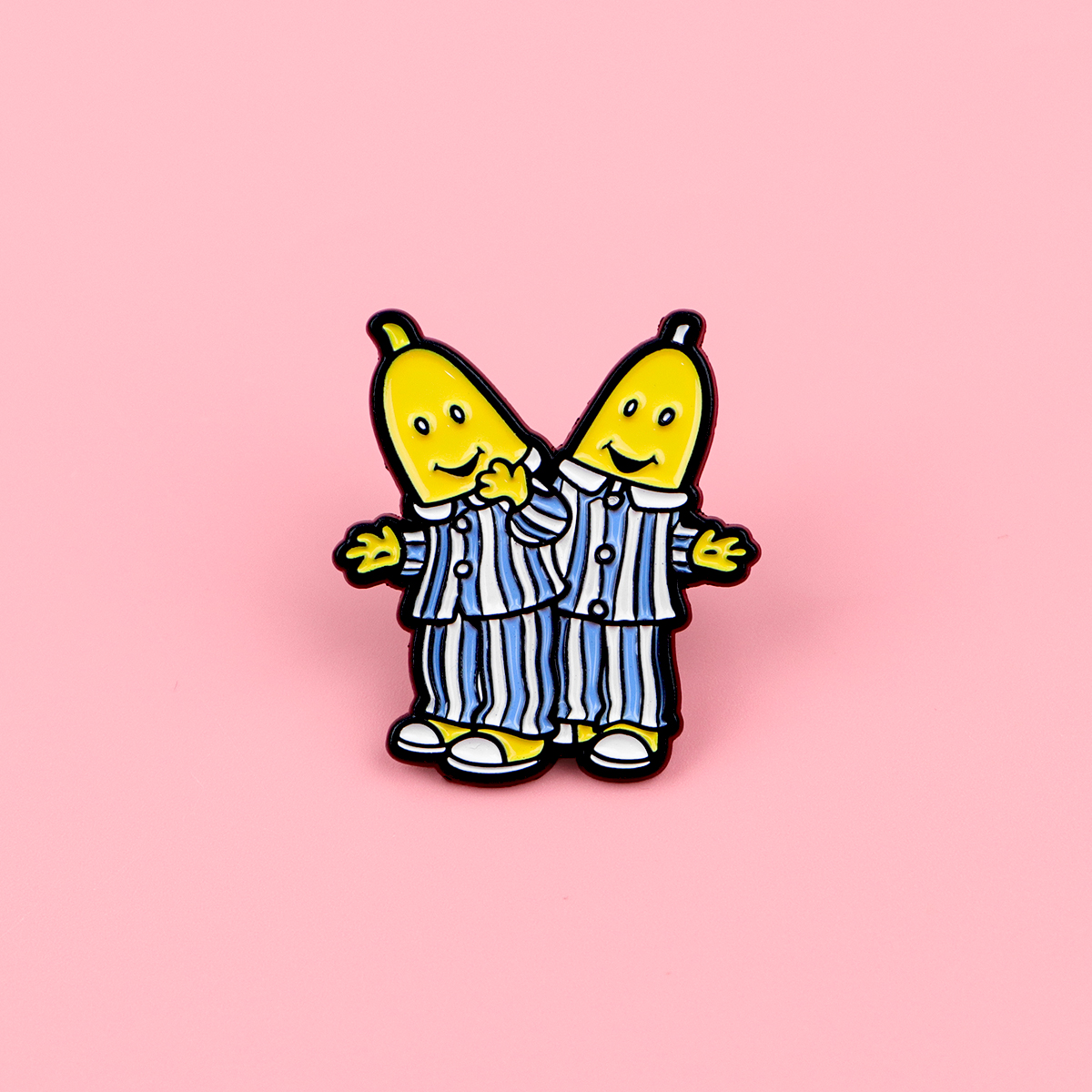 Men Accessories Jewelry - Funny Pajama Banana Man Enamel Pins