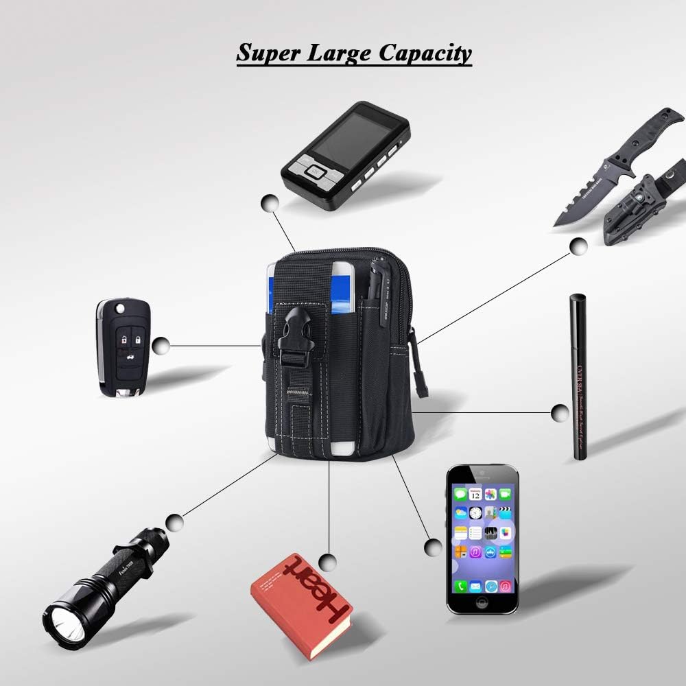 Tactical Molle Belt Pouch Mili - Men Accessories Box บทวิจารณ์และราคา