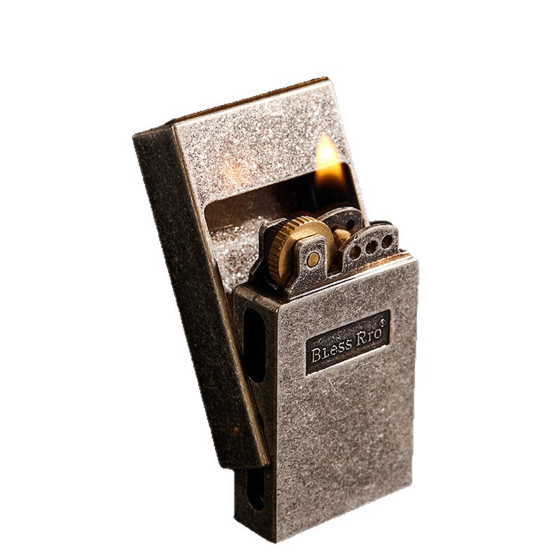 Retro Grinding Wheel Lighter O - Men Accessories Drawer บทวิจารณ์และราคา