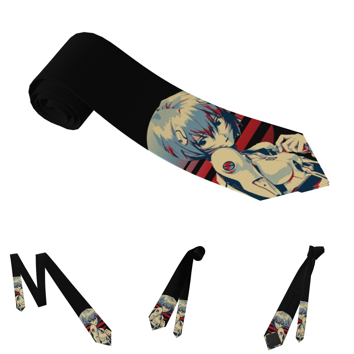 Rei Ayanami Classic Neckties U - Men'S Accessories Office บทวิจารณ์และราคา