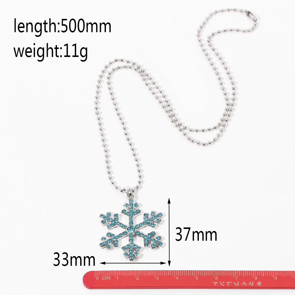 Magical Blue Crystal Snowflake - Men Accessories Jewelry บทวิจารณ์และราคา