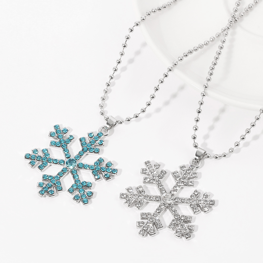 Magical Blue Crystal Snowflake - Men Accessories Jewelry บทวิจารณ์และราคา