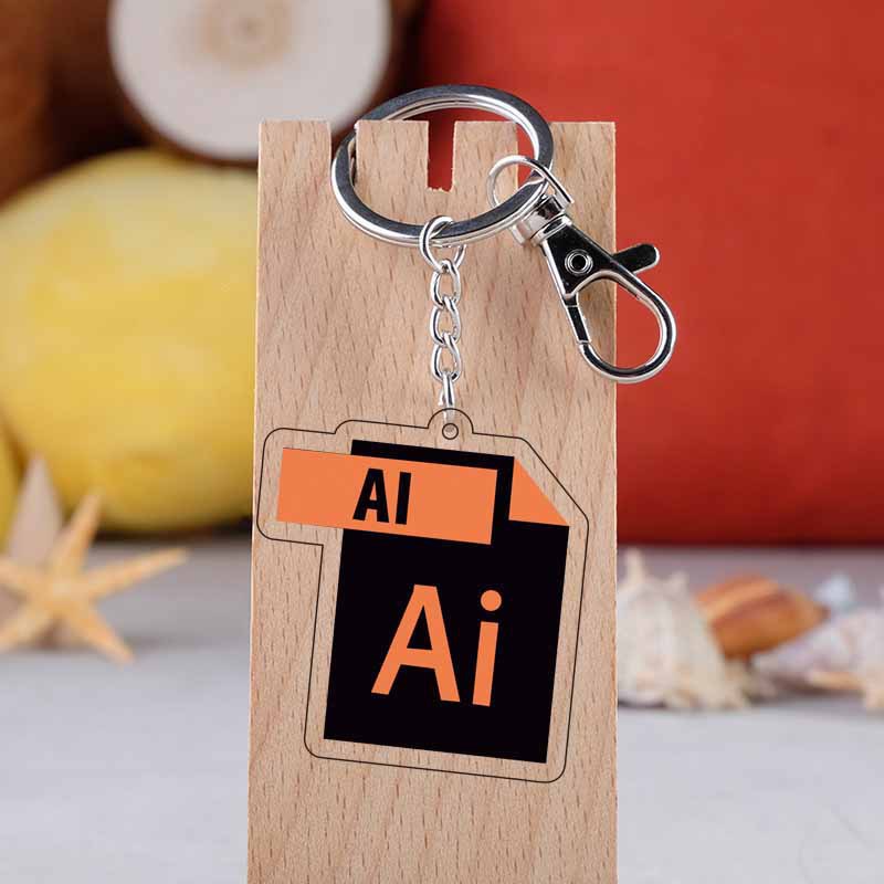 Cute Acrylic Software Icon Key - Men'S Accessories Office บทวิจารณ์และราคา