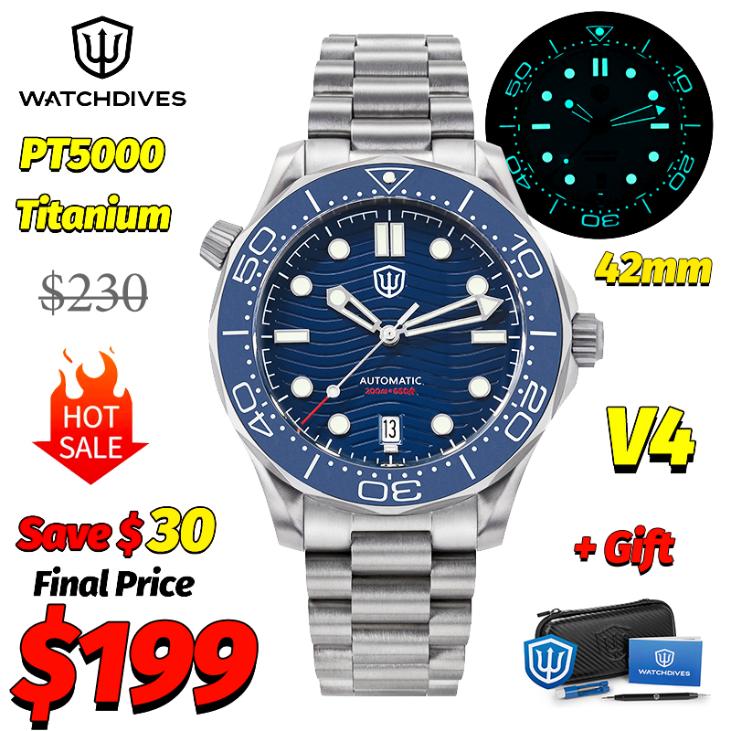 Watchdives WD007 V4 007 NTTD M - Men Accessories Jewelry บทวิจารณ์และราคา