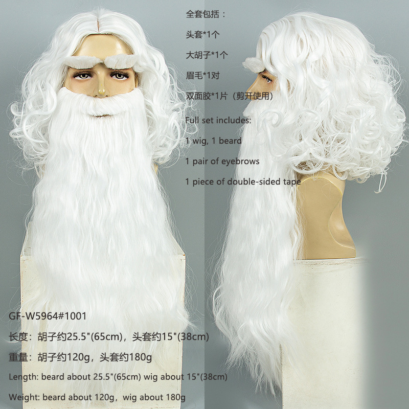 Christmas Santa Claus Hair Wig - Men Accessories Style บทวิจารณ์และราคา