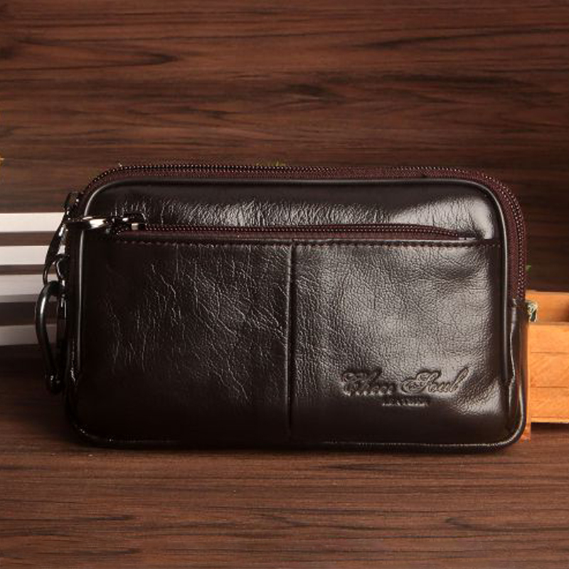 Men Clutch Waist Pack Bag Cell - Men Accessories Box บทวิจารณ์และราคา