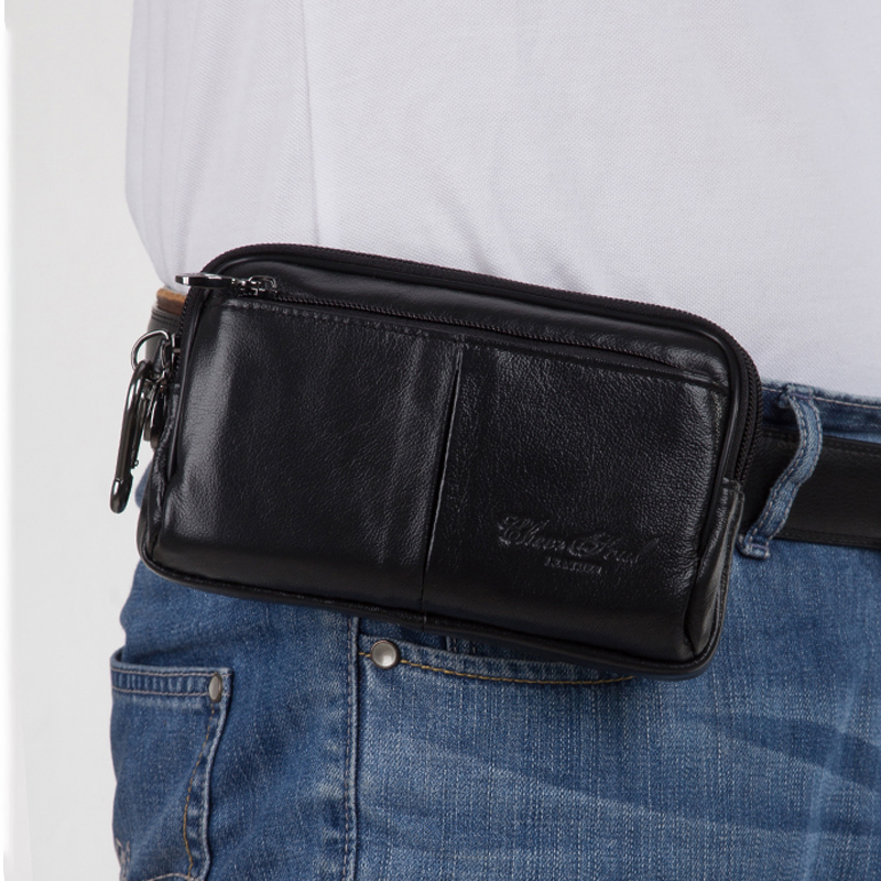 Men Clutch Waist Pack Bag Cell - Men Accessories Box บทวิจารณ์และราคา