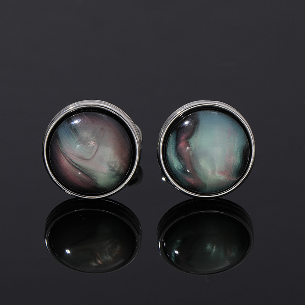 Round Crystal Cufflinks for Me - Men Accessories Style บทวิจารณ์และราคา