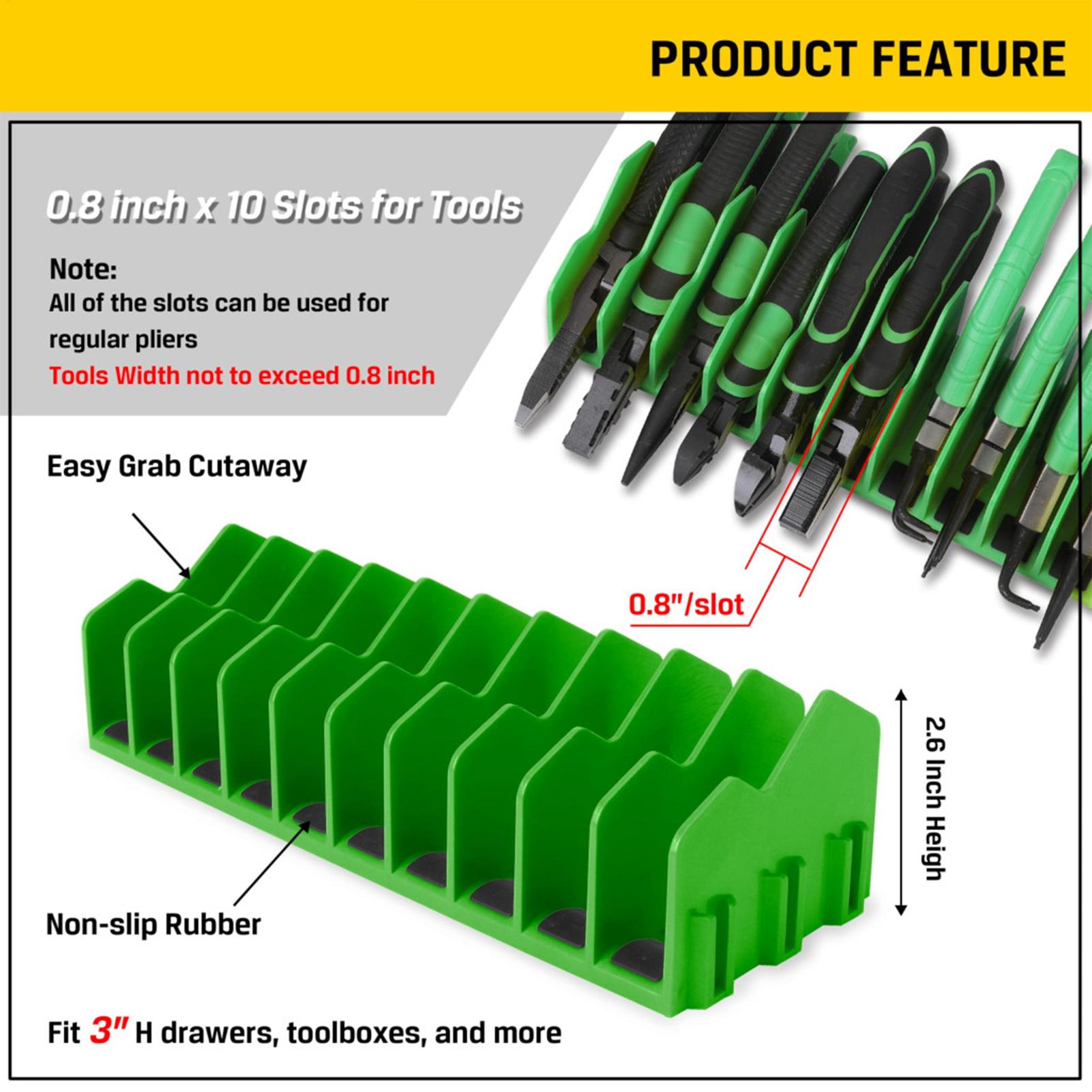 Plier Organizer Rack 10-Slot T - Men Accessories Drawer บทวิจารณ์และราคา