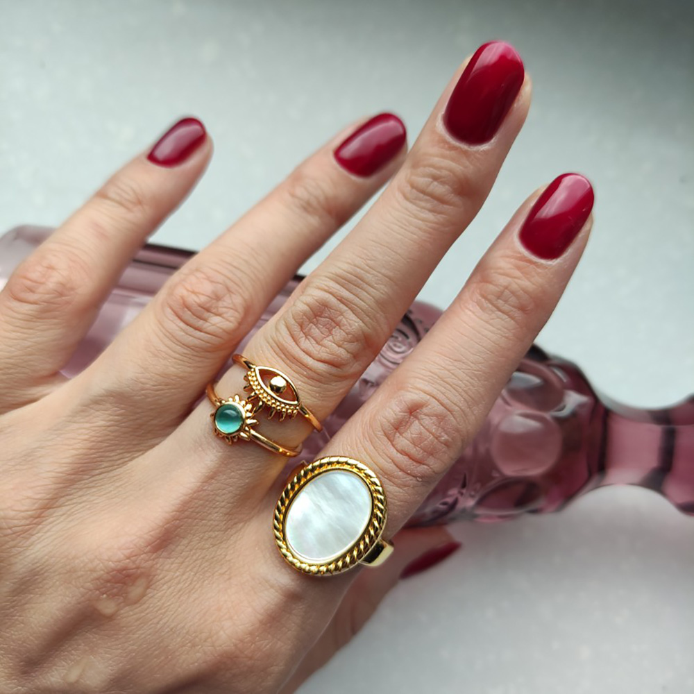Vintage Opal Rings For Women M - Men'S Accessories Best บทวิจารณ์และราคา