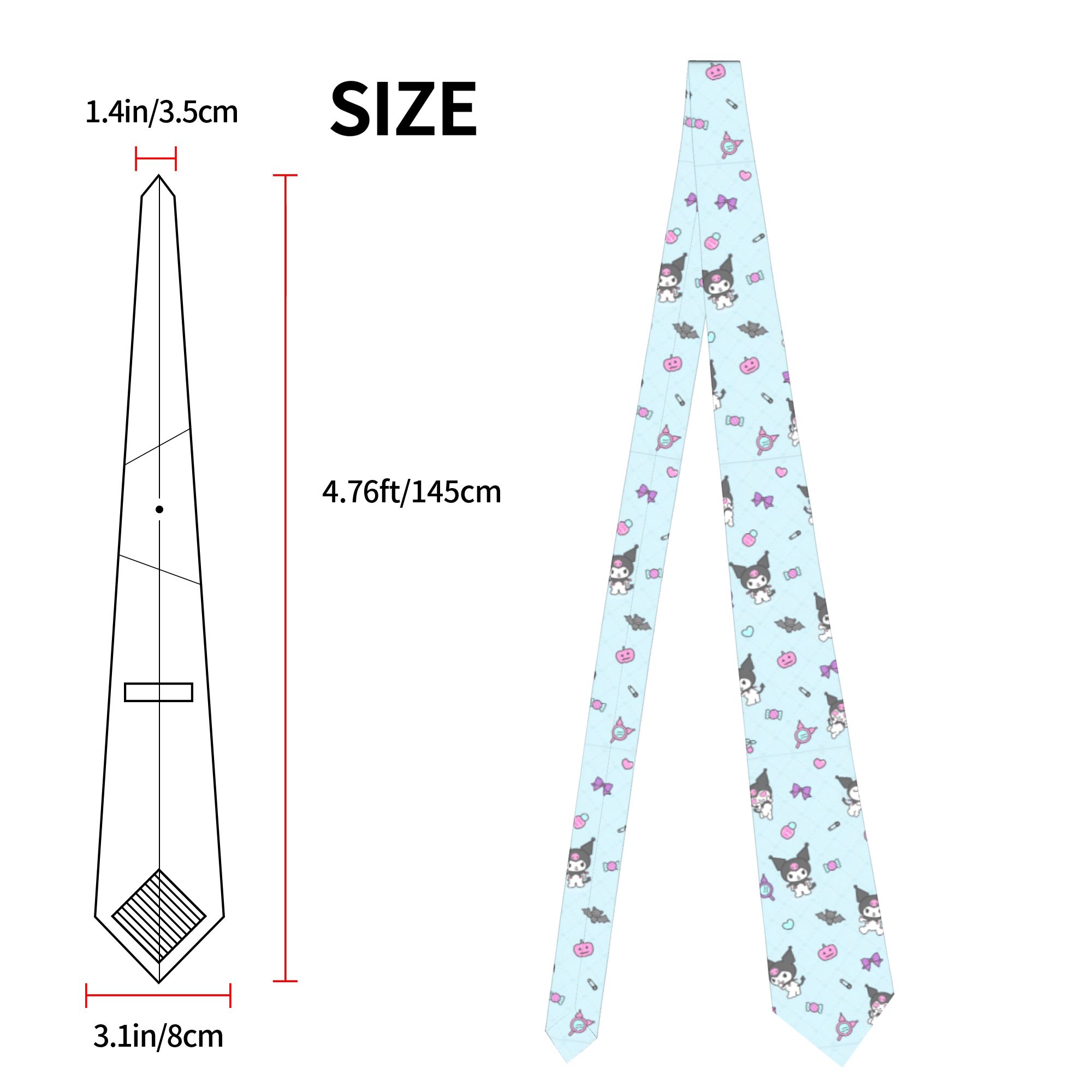Kawaii Kuromi  Men Necktie Sli - Men'S Accessories Office บทวิจารณ์และราคา
