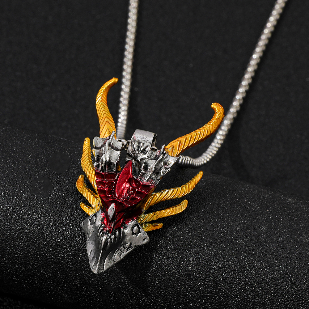 Retro Hip-Hop Evil Dragon Head - Men Accessories Jewelry บทวิจารณ์และราคา