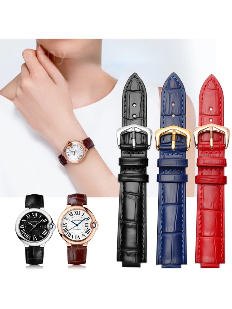 Genuine Leather Watch Strap fo - Men'S Accessories Cartier บทวิจารณ์และราคา