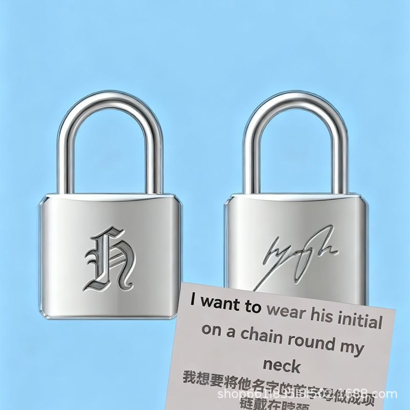 Ashionable Creative Metal Lock - Men Accessories Style บทวิจารณ์และราคา
