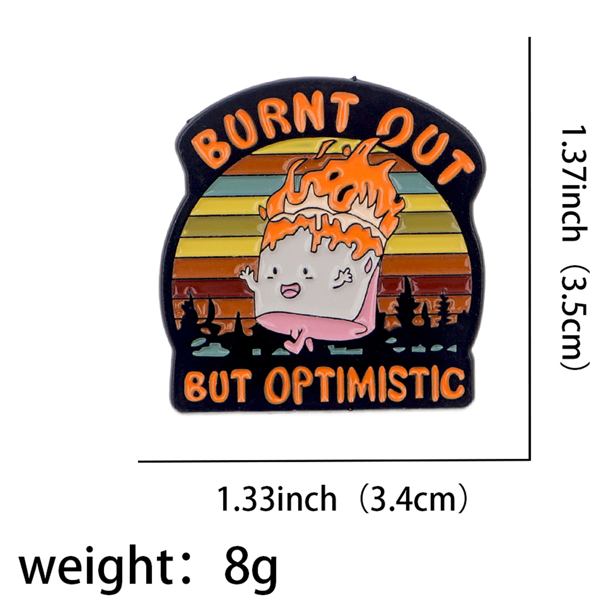 Fire Badges Enamel Pin Brooche - Men Accessories Jewelry บทวิจารณ์และราคา