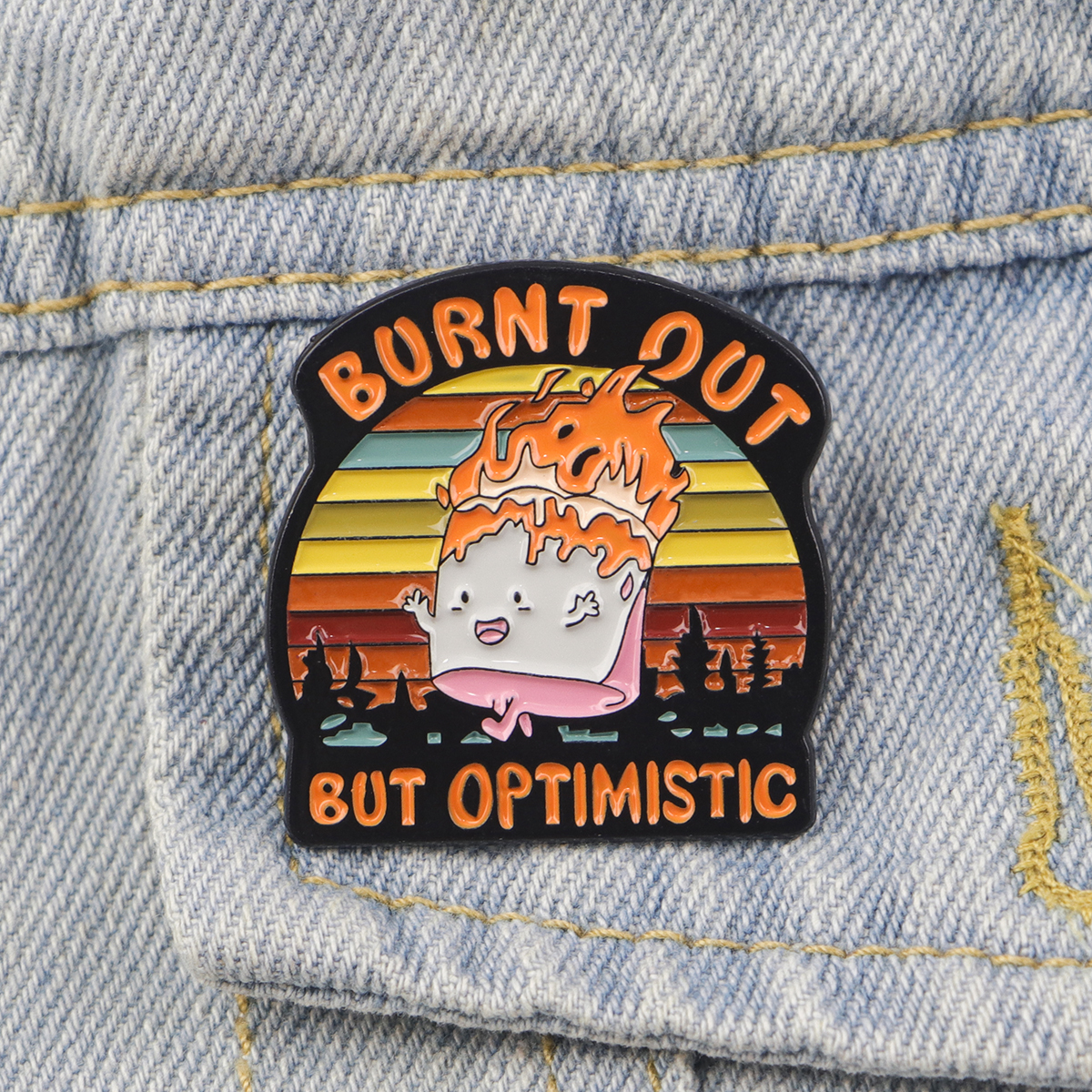Fire Badges Enamel Pin Brooche - Men Accessories Jewelry บทวิจารณ์และราคา