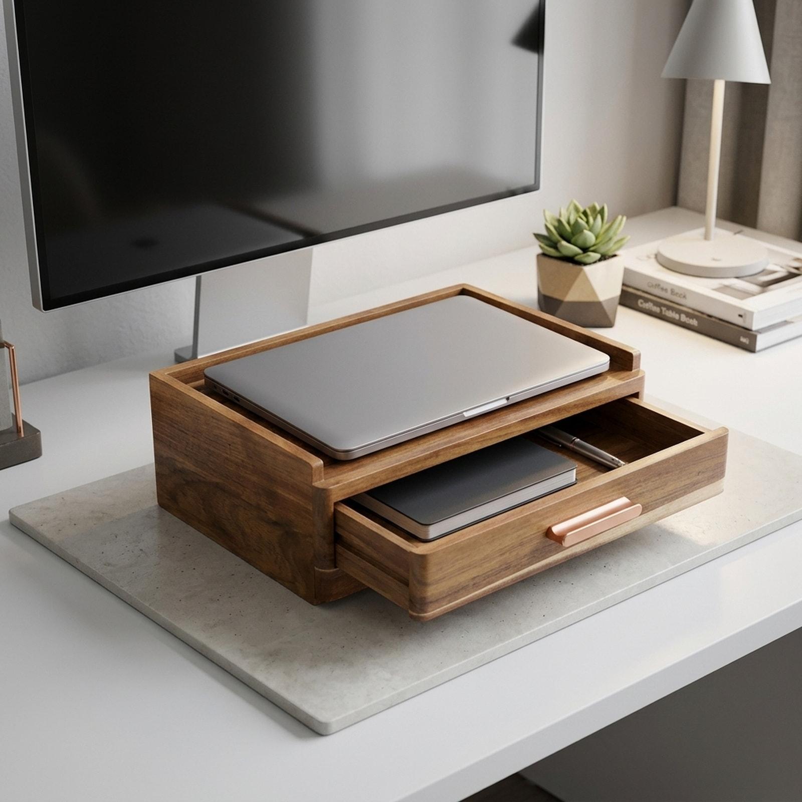 Wooden Tea Bag Organizer Stora - Men Accessories Drawer บทวิจารณ์และราคา