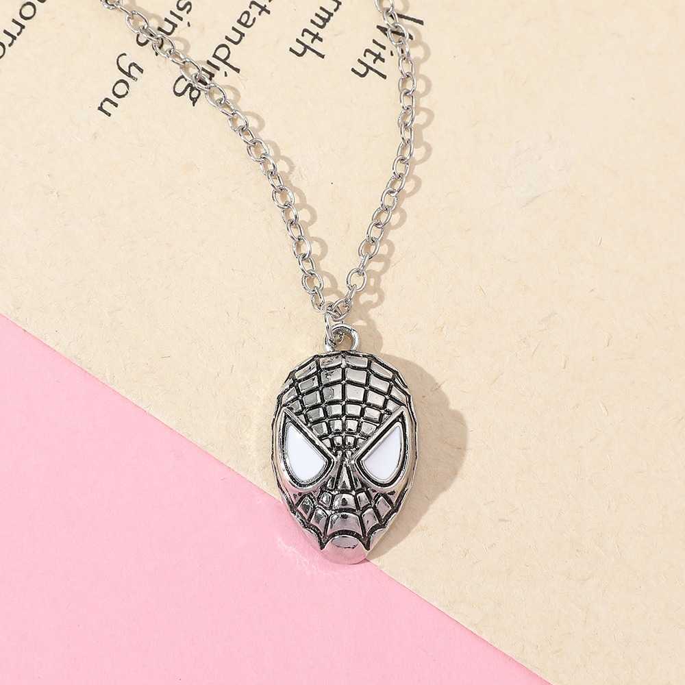 Superhero Spider Man Mask Pend - Men Accessories Jewelry บทวิจารณ์และราคา