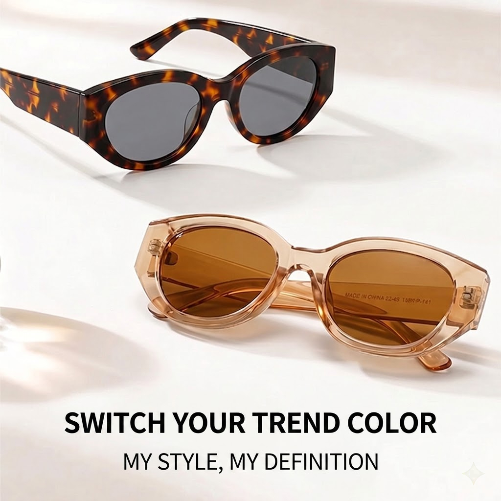 Women Men Classic Cat-Eye Pola - Men Accessories Style บทวิจารณ์และราคา