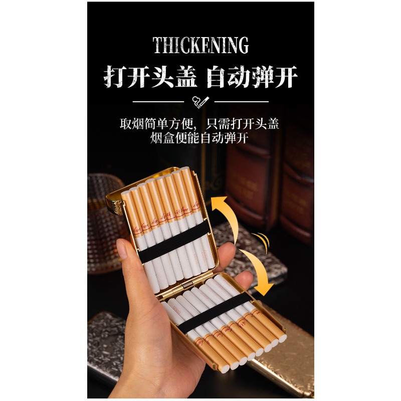 New retro Carving Metal 20 16  - Men Accessories Box บทวิจารณ์และราคา