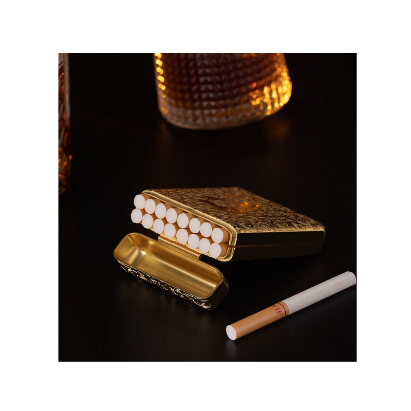 New retro Carving Metal 20 16  - Men Accessories Box บทวิจารณ์และราคา