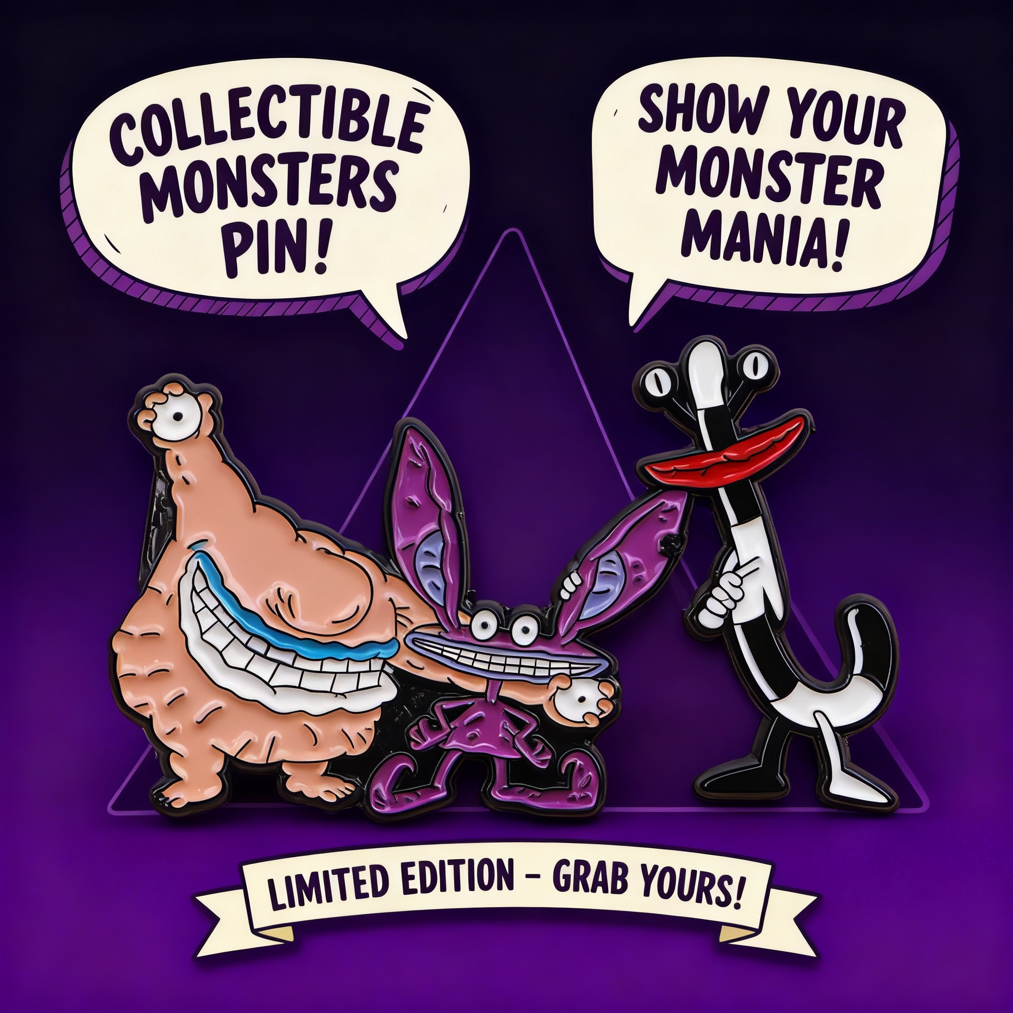Cartoon Monster Enamel Pin Bad - Men Accessories Jewelry บทวิจารณ์และราคา