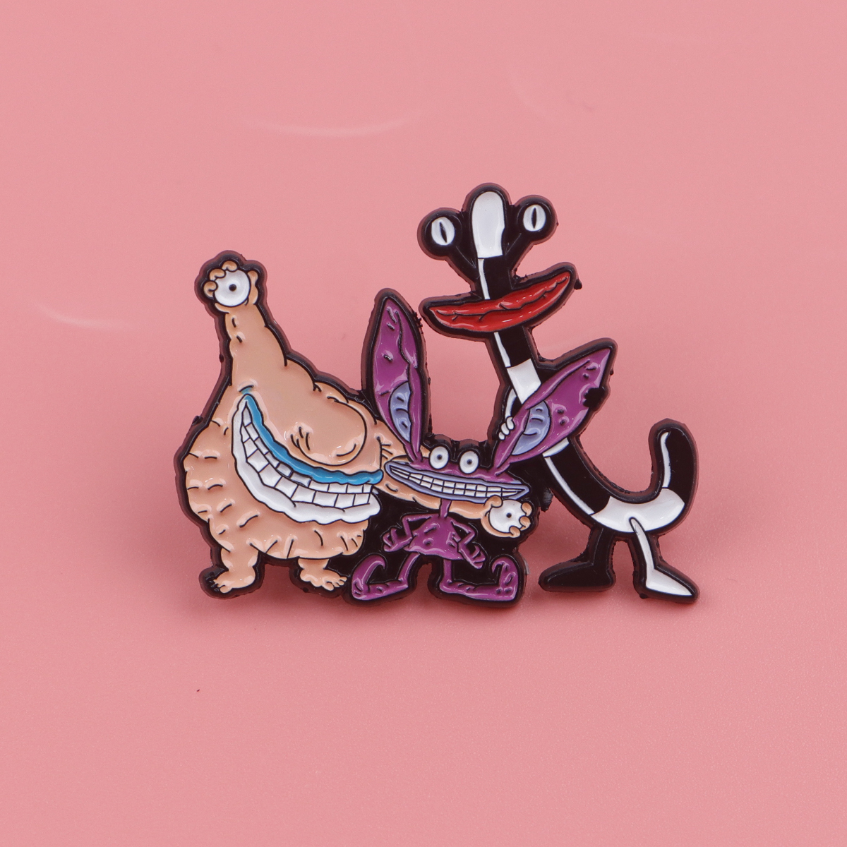 Cartoon Monster Enamel Pin Bad - Men Accessories Jewelry บทวิจารณ์และราคา