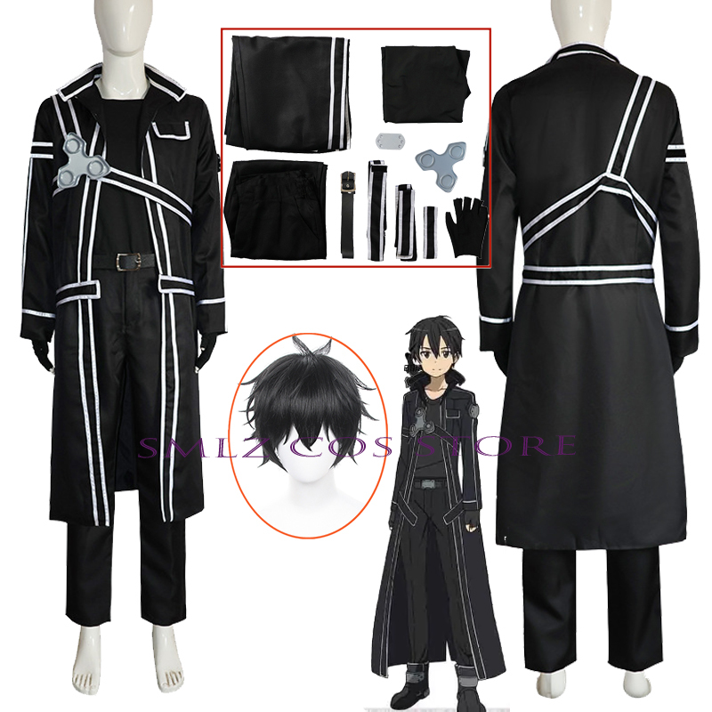 Kazuto Kirigaya Cosplay Anime  - Men Accessories Online บทวิจารณ์และราคา