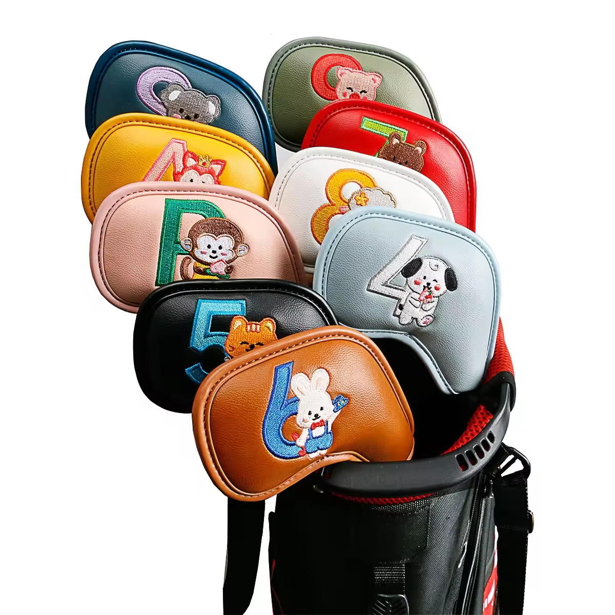 9Pcs Cute Cartoon Animal Golf  - Men Accessories Style บทวิจารณ์และราคา