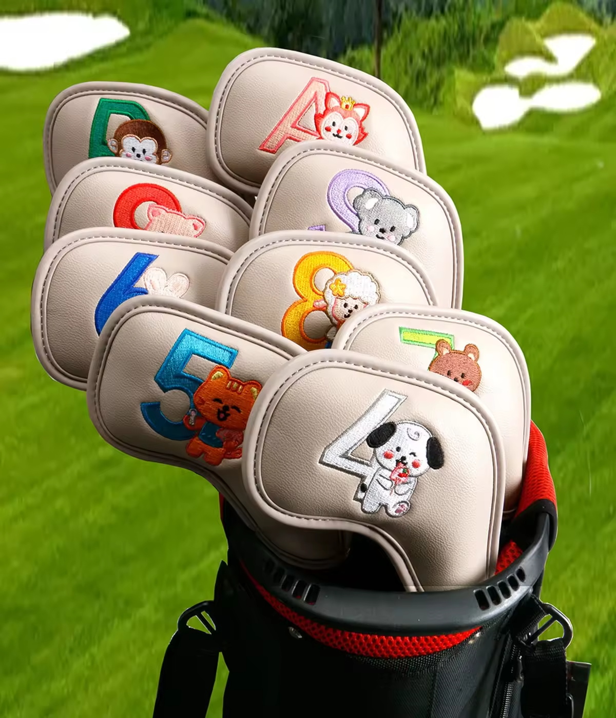 9Pcs Cute Cartoon Animal Golf  - Men Accessories Style บทวิจารณ์และราคา