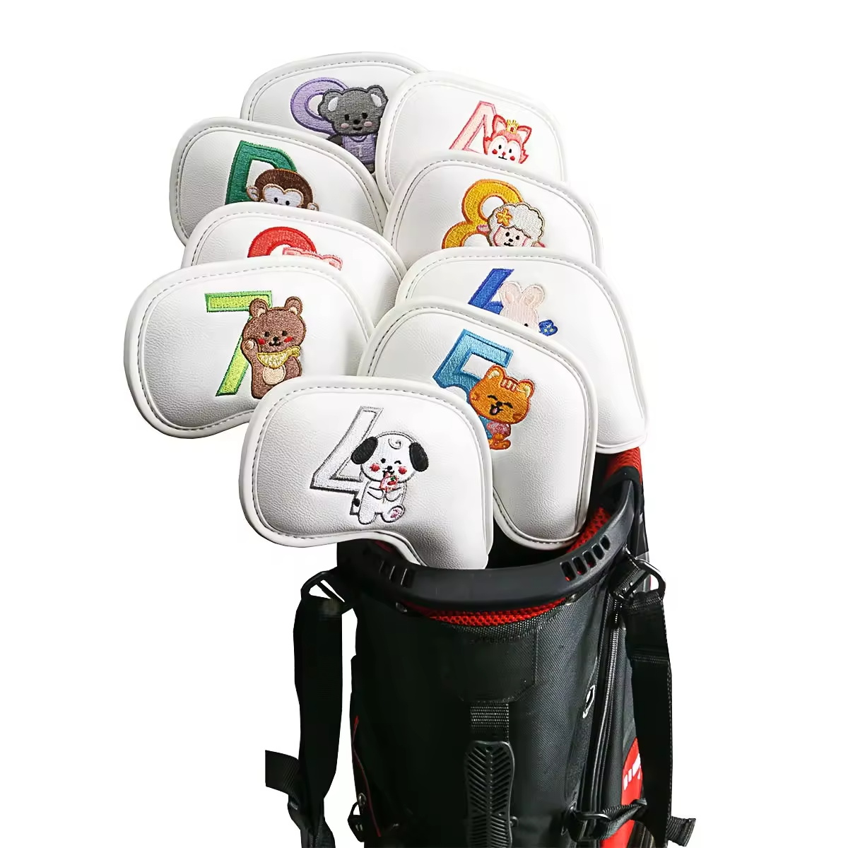 9Pcs Cute Cartoon Animal Golf  - Men Accessories Style บทวิจารณ์และราคา