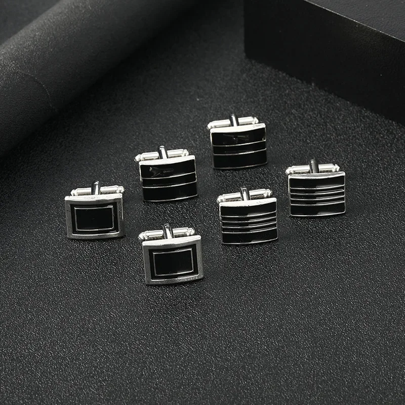 High Quality French Square Cuf - Men Accessories Jewelry บทวิจารณ์และราคา