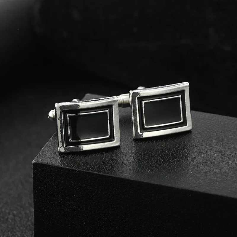 High Quality French Square Cuf - Men Accessories Jewelry บทวิจารณ์และราคา