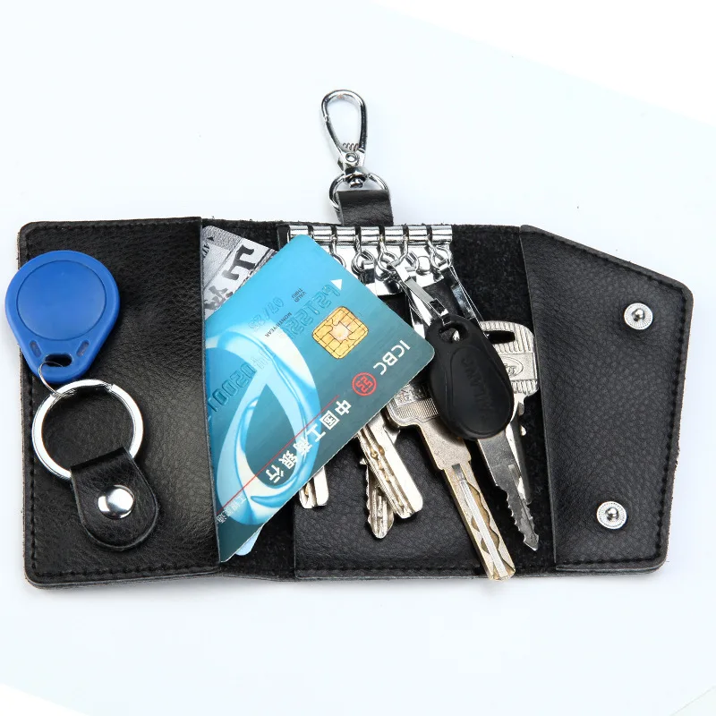 1 PC Second Layer Cowhide Keyc - Men Accessories Box บทวิจารณ์และราคา