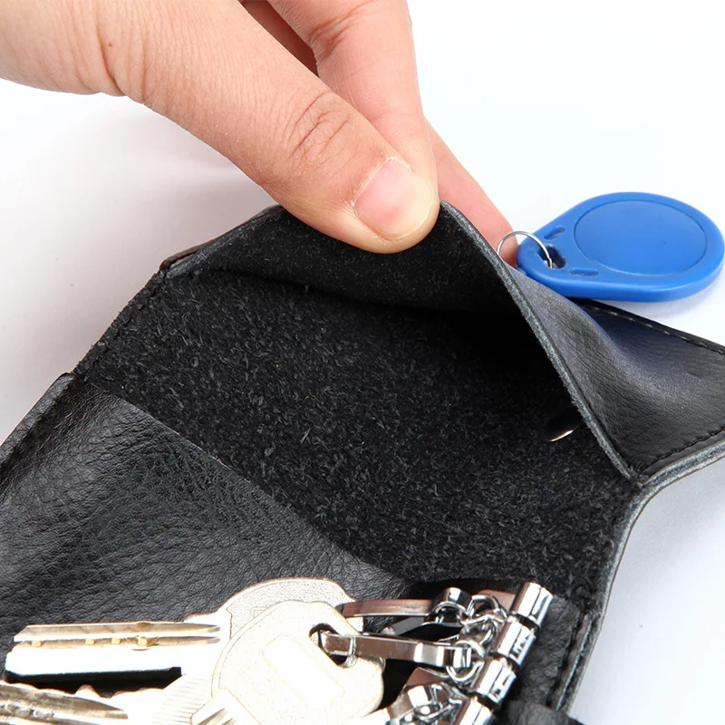1 PC Second Layer Cowhide Keyc - Men Accessories Box บทวิจารณ์และราคา