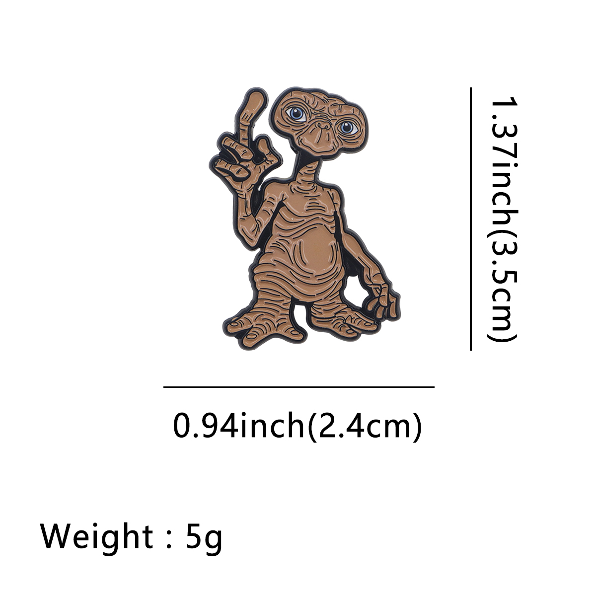 Vintage Funny Alien Enamel Car - Men Accessories Jewelry บทวิจารณ์และราคา