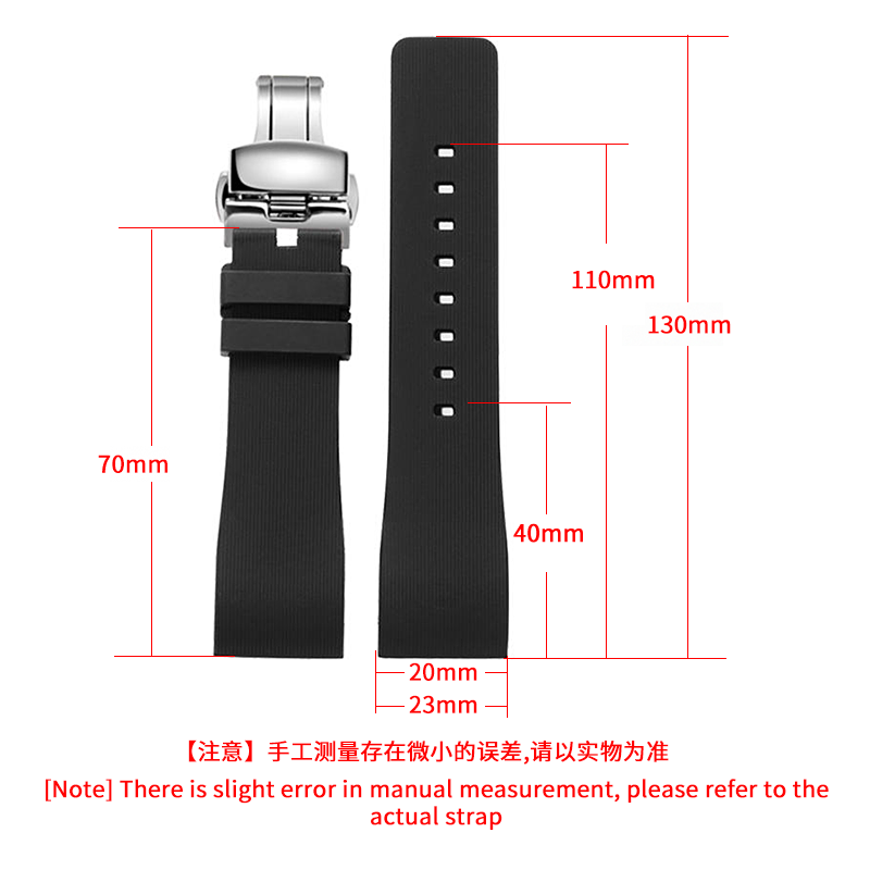 Black Blue Silicone Watch Stra - Men'S Accessories Cartier บทวิจารณ์และราคา