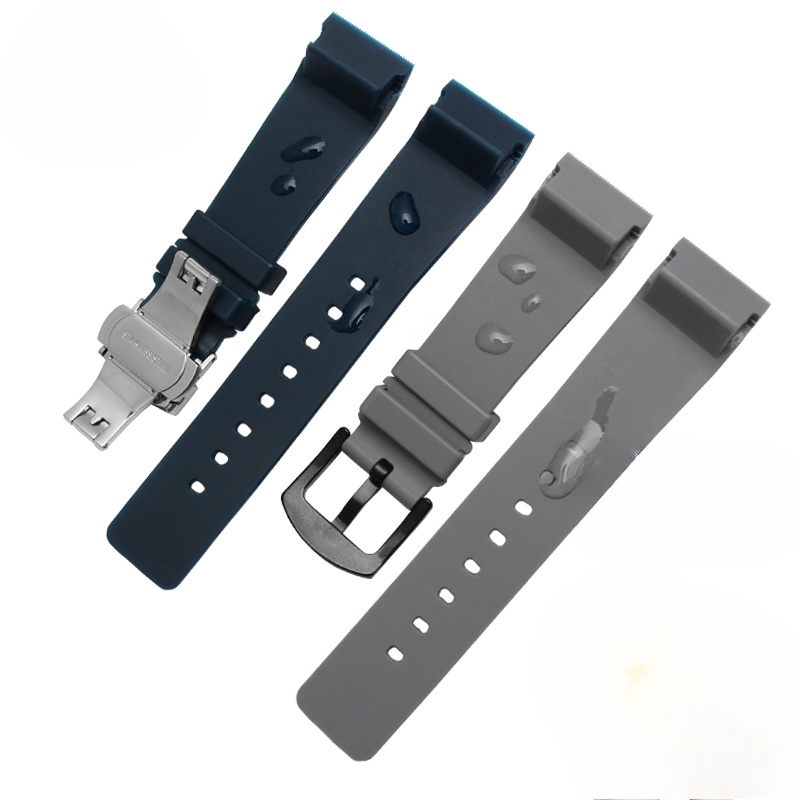 Black Blue Silicone Watch Stra - Men'S Accessories Cartier บทวิจารณ์และราคา