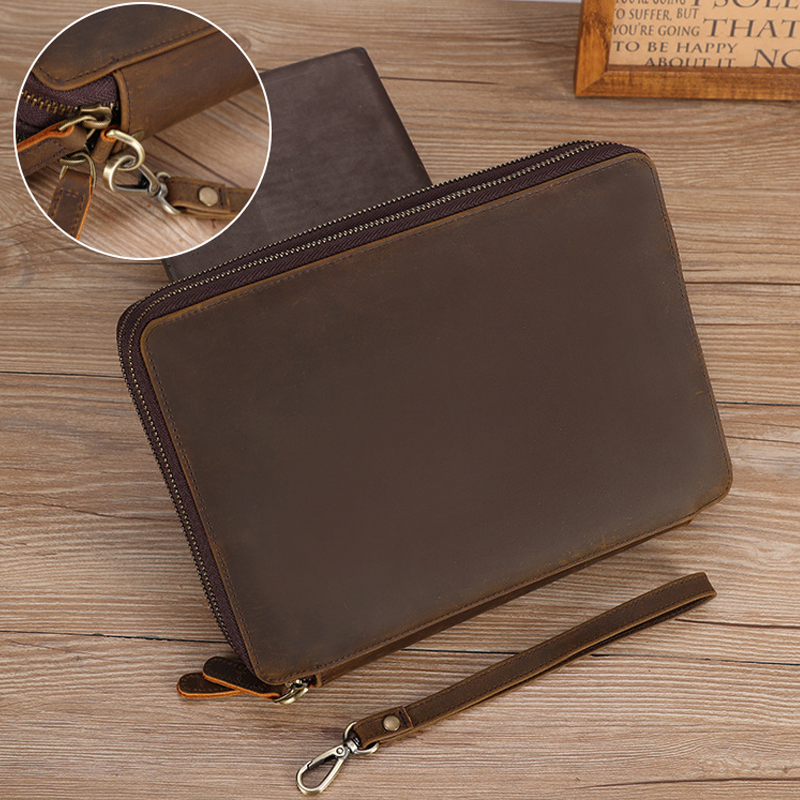 Full Grain Leather Travel Cabl - Men Accessories Box บทวิจารณ์และราคา